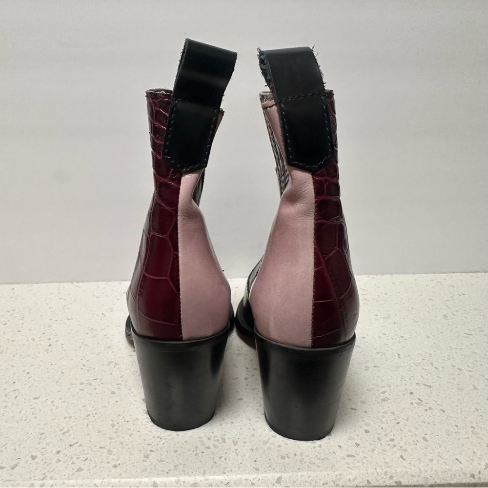 Ganni Multicolor Western Booties 39 - Picture 7 of 9